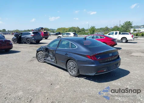 2022 Hyundai Sonata Hybrid Limited from USA, damaged, VIN KMHL54JJ4NA044741